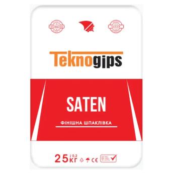 картинка Шпаклевка гипсовая Tekno gips (saten), 25 кг 