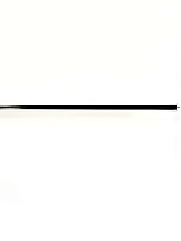 картинка Т-профиль Alubest Струна 15х41,5мм белый/черний в середине, 1,2м 