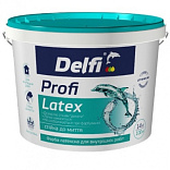 Краска латексная акриловая Delfi "Profi Latex" для внутренних работ, 14 кг
