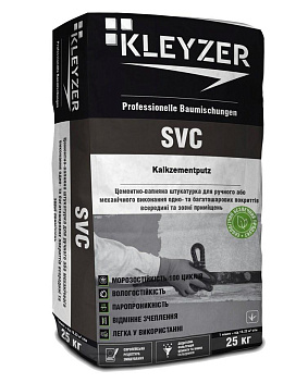 картинка Штукатурка KLEYZER SVC цементно-известковая, 25кг 