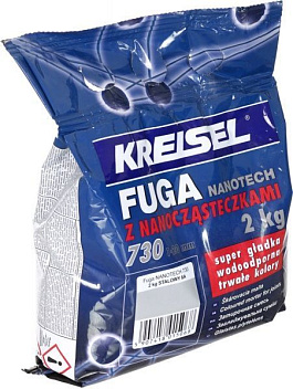 картинка Смесь для заполнения межплиточных швов Kreisel Fuga Nanotech 730 стальной 6А, 2кг 