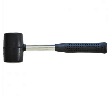 картинка Киянка резиновая с металлической ручкой, 900г, 70мм 39-022 