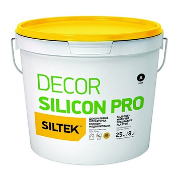картинка Штукатурка Siltek Decor Silicon Pro "камешковая" 1,5 мм, база DC, 25 кг 