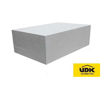 картинка Блок из ячеистого бетона UDK D400 600х200х100 мм 
