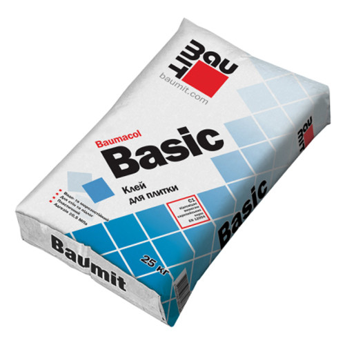 картинка Клей для плитки Baumit Basic, 25кг 