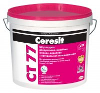 Штукатурка Ceresit СТ 77 мозаичная, зерно 1,4-2,0 мм, 23/14 кг