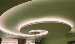 Как сделать двухуровневый подвесной потолок своими руками Как сделать двухуровневый подвесной потолок своими руками