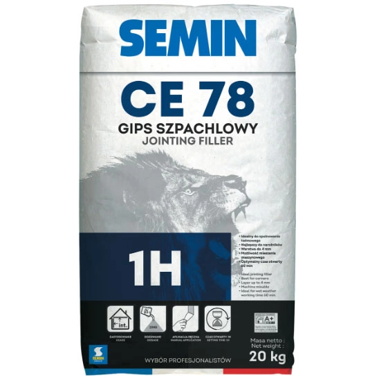 картинка Шпаклевка готовая Semin СЕ-78 1H (1 час), 20кг картинка Шпаклевка готовая Semin СЕ-78 1H (1 час), 20кг