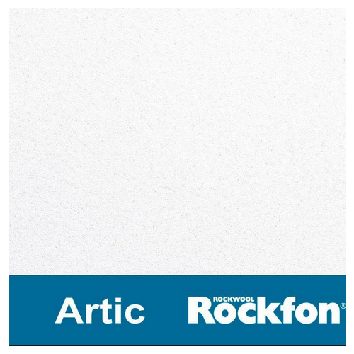 картинка Подвесной потолок Rockfon Artic E15 (лесенка) 1200х600х15 мм 