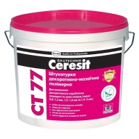 Штукатурка Ceresit СТ 77 11M мозаичная, зерно 1,4-2,0 мм, 14 кг