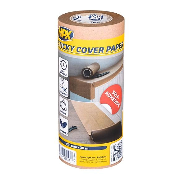 картинка Бумага защитная HPX Sticky Cover Paper 148мм, 30м (CP1530) 