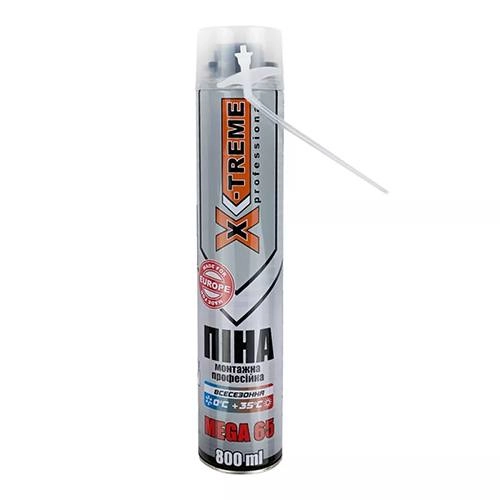 картинка Пена монтажная проф-ручная X-Treme Мега 65, 800 мл 10540 (123619) 