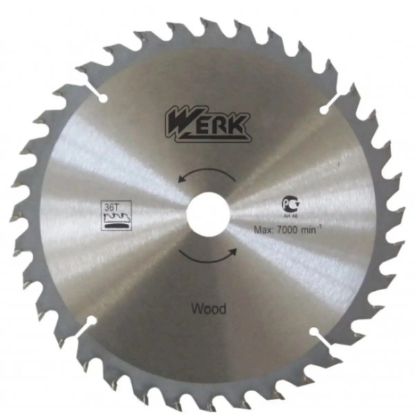 Фото Диск по дереву Werk 125х22,23 мм 40 (WE109105/4332623) 36095