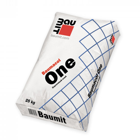 картинка Клей для плитки Baumit One, 25кг 