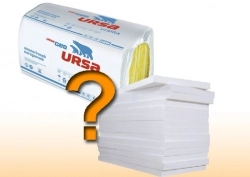 Пенопласт или минеральная вата Пенопласт или минеральная вата