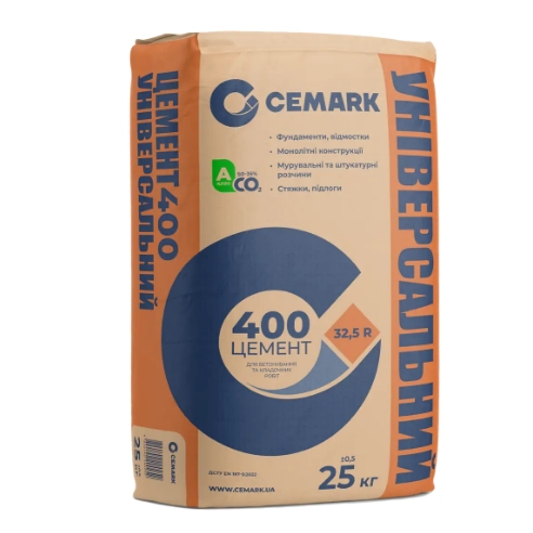 картинка Цемент ПЦ II/А-Ш-400 Cemark (Кам-Под), 25 кг 