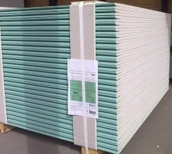 Характеристики и область применения влагостойкого гипсокартона Кнауф Характеристики и область применения влагостойкого гипсокартона Кнауф