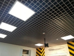 Монтаж потолка Грильято Монтаж потолка Грильято