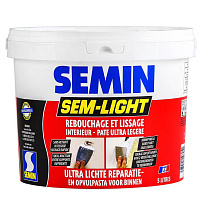 Шпаклевка Semin Sem Light  универсальная для заделки трещин, 5кг