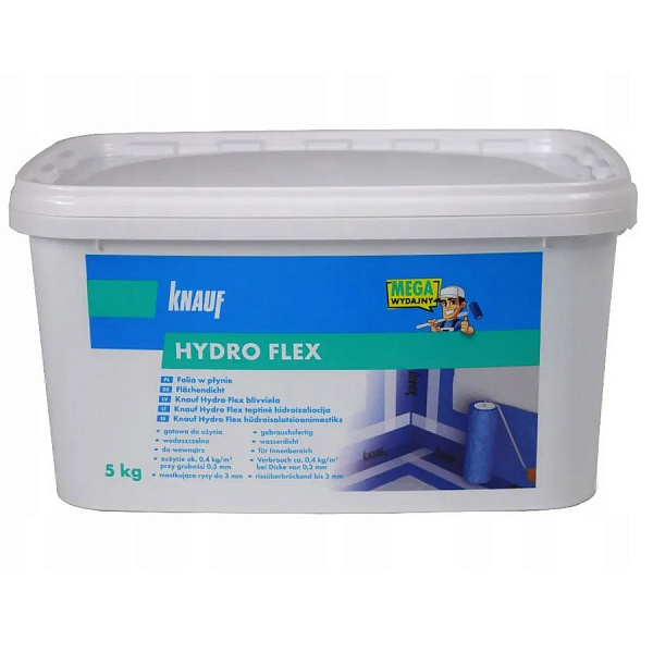 картинка Гидроизоляция готовая Knauf Hydro Flex, 5 кг 