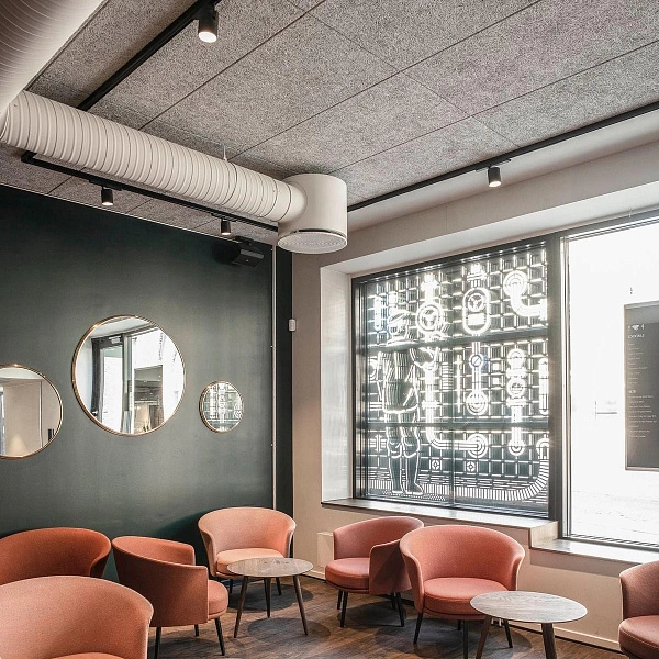 картинка Потолок подвесной KCS Heradesign Fine 1200x600х25 мм 