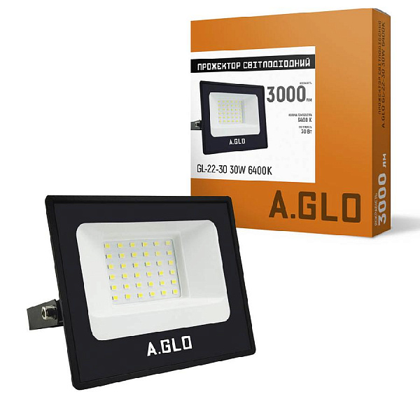 картинка Прожектор светодиодный A.GLO GL-22-50 30W 6400K (58904) 