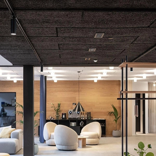 картинка Потолок подвесной KCS Heradesign Fine 1200x600х25 мм 