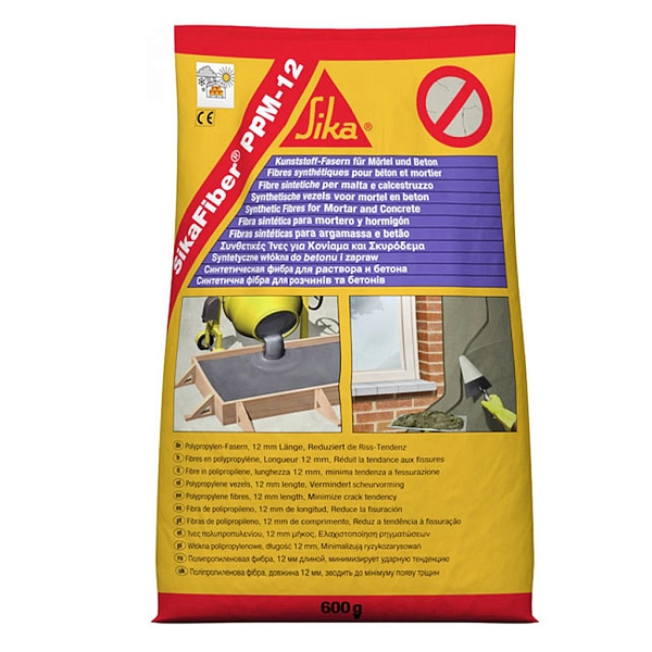 картинка Фибра полипропиленовая Sika SikaFiber PPM-12 (132156), 600 г 