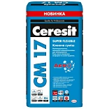 Клей для плитки Ceresit CM 17 Aero (Super Flexible), 25 кг