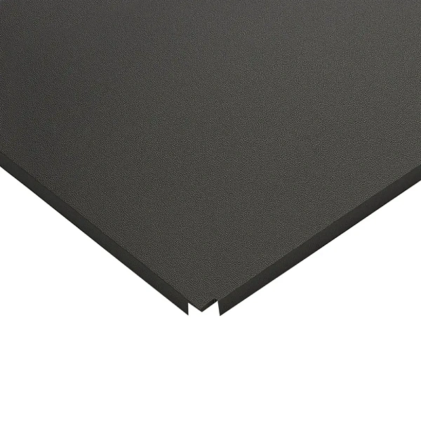 картинка Потолок подвесной Alubest кассетный оцинкованый черный (шагрень) board 600х600мм 