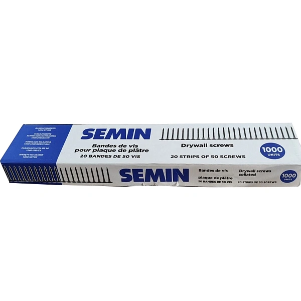 картинка Саморезы по металлу на ленте Semin 3,5x25 мм, 50шт/лента, 1000 шт 