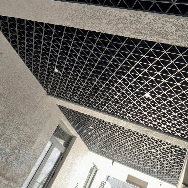 картинка Подвесной потолок треугольный Алюбест Грильято 120х120 мм (цена за м2) 