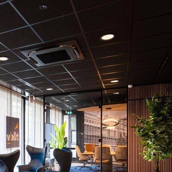 картинка Потолок подвесной Alubest кассетный оцинкованый черный board 600х600мм картинка Потолок подвесной Alubest кассетный оцинкованый черный board 600х600мм