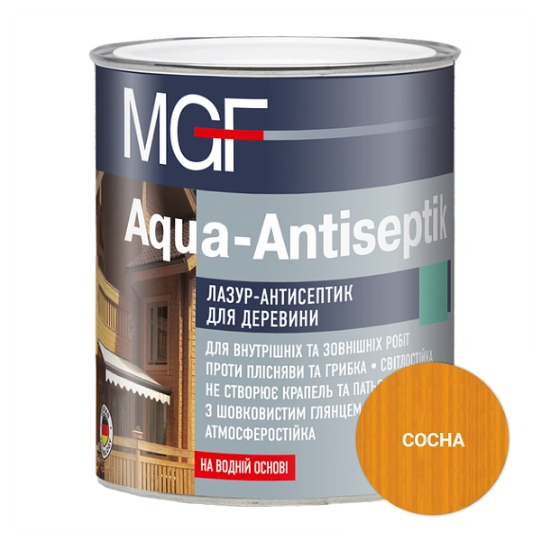 картинка Лазур-антисептик MGF сосна 10л 