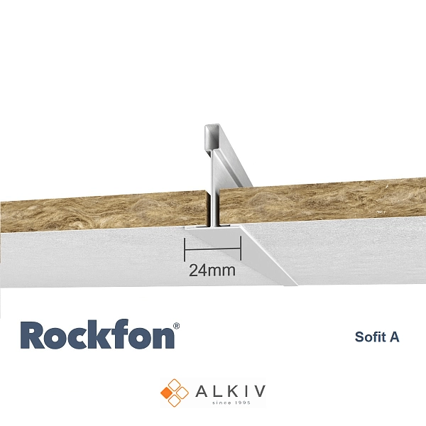 картинка Плита Rockfon Sofit Rockwool 600х600х12мм, кромка A (прямая) картинка Плита Rockfon Sofit Rockwool 600х600х12мм, кромка A (прямая)
