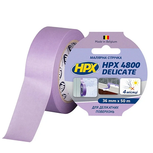 картинка Малярная лента HPX4800 60C, 36 мм, 50 м, пурпурная PW3850 
