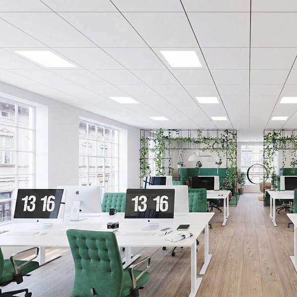 картинка Потолок Rockfon Sonar Х 600х600х22 мм белая Rockwool картинка Потолок Rockfon Sonar Х 600х600х22 мм белая Rockwool