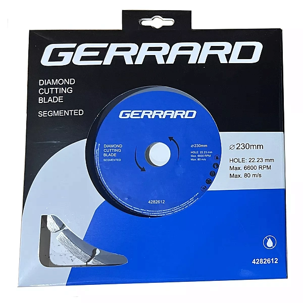 картинка Диск алмазный по плитке Gerrard Segmented 230x22.23мм 4282612 (128609) 