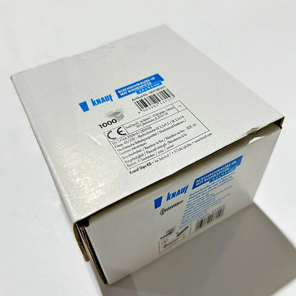 картинка Шуруп самонарезающий Knauf LB 3,5х9,5 мм (1000 шт) 708501 картинка Шуруп самонарезающий Knauf LB 3,5х9,5 мм (1000 шт) 708501