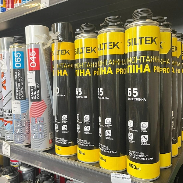 картинка Монтажная пена Siltek PRO, 860 мл картинка Монтажная пена Siltek PRO, 860 мл