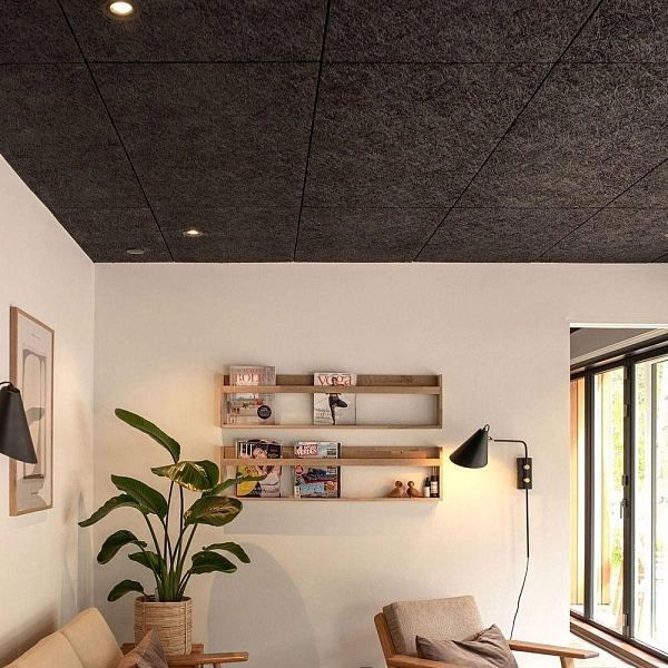 картинка Потолок подвесной KCS Heradesign Fine 1200x600х25 мм 