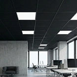 Комплект подвесного потолка №11 — Плита ПВХ черная