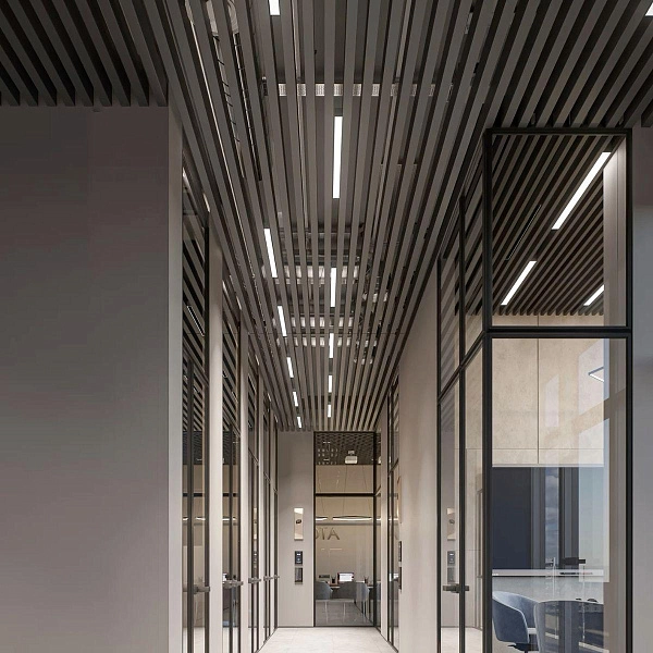 картинка Реечный подвесной потолок Alubest 50х50 мм (цена за м2) 