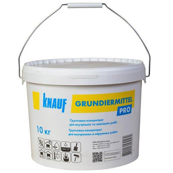 картинка Грунтовка Knauf Grundiermittel (Грундирмиттель) концентрат, 10л 