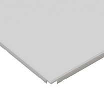 Потолок подвесной Alubest кассетный оцинкованый белый board 600х600мм