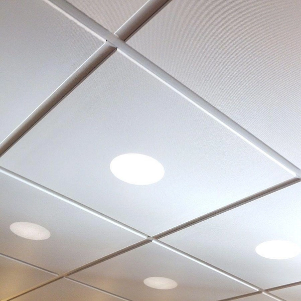 картинка Потолок подвесной Alubest кассетный оцинкованый белый tegular 600х600мм 