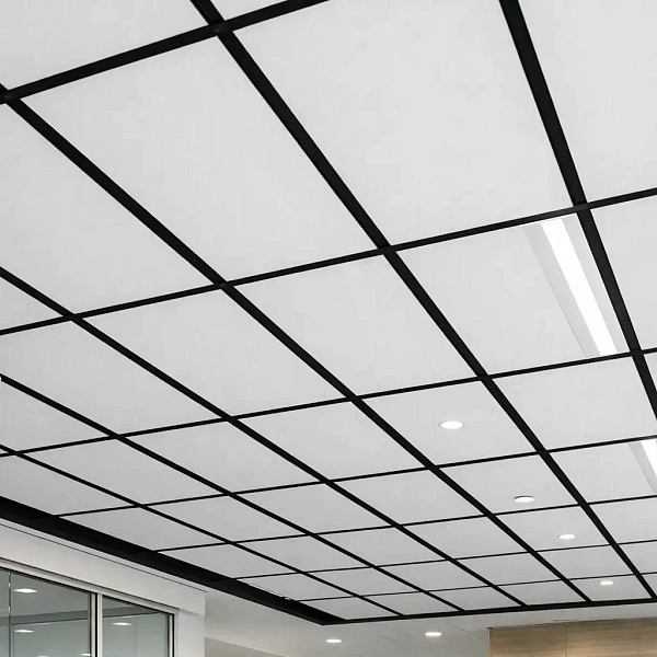 картинка Комплект подвесного потолка №5 — Стандарт Орбит (черный) 