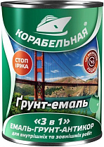 Грунт-эмаль Корабельная шоколад 3в1, 2.8 кг