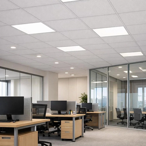 картинка Потолок подвесной AMF Ecomin Filigran Board KCS 600х600х13мм 