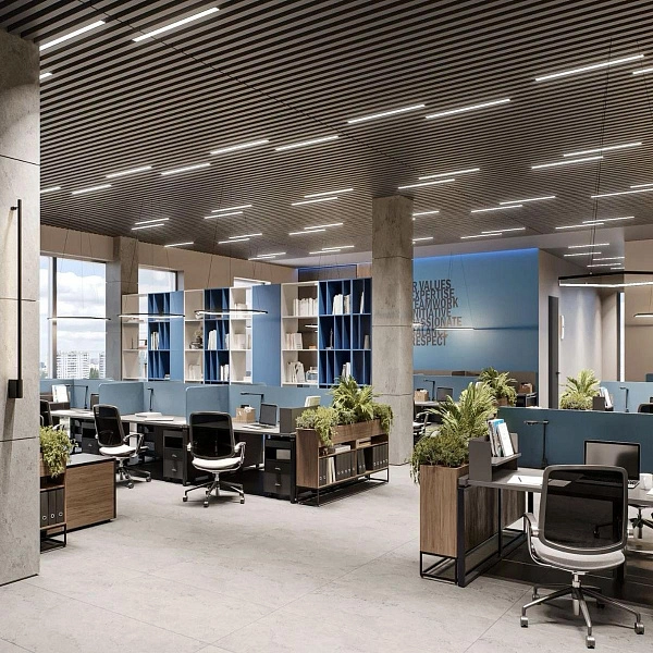 картинка Реечный подвесной потолок Alubest 50 мм (цена пог. м. рейки) 